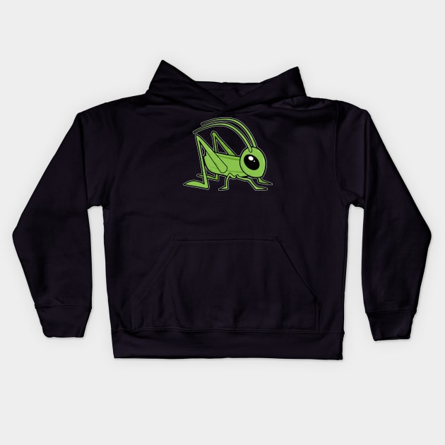 Grasshopper Comic Kids Hoodie by Imutobi